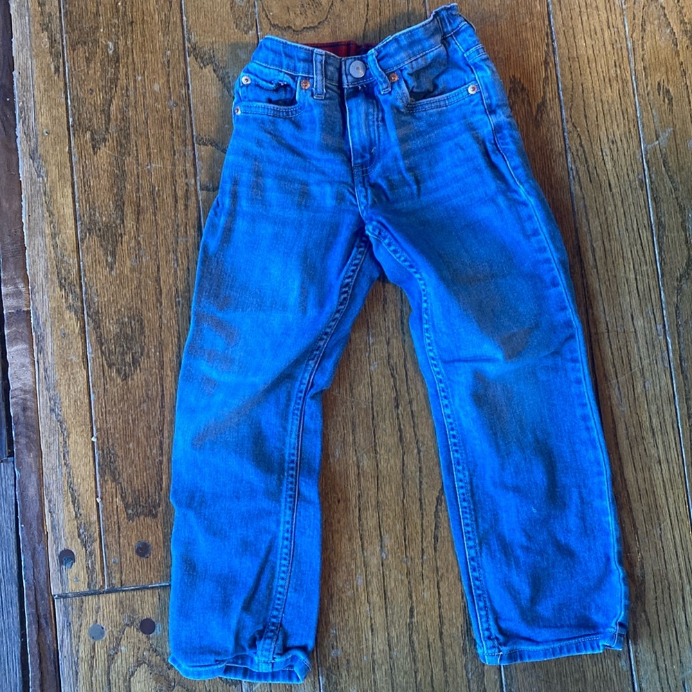 Boys Levi Strauss Blue Denim Jeans Size 6R